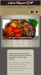Mobile Screenshot of hautequartergrill.com